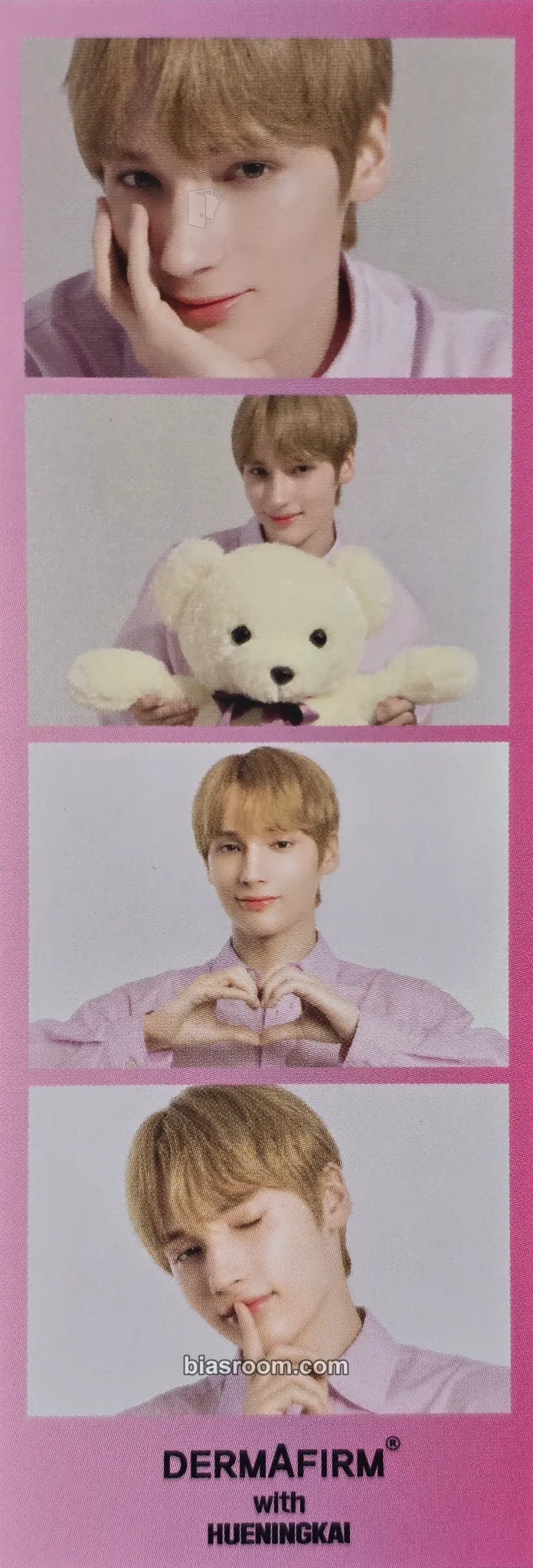 Huening Kai Dermafirm Photocard - TOMORROW X TOGETHER - TOMORROW X TOGETHER K-pop photocard