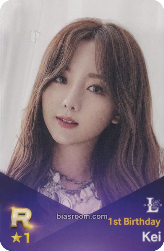 Kim Jiyeon (Kei) SUPERSTAR WOOLLIM (Game) Photocard - Lovelyz - Lovelyz K-pop photocard