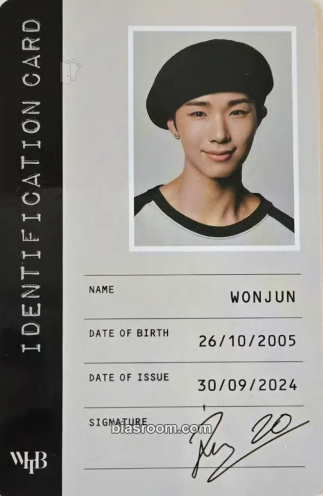 Wonjun Rush of Joy Photocard - WHIB - WHIB K-pop photocard