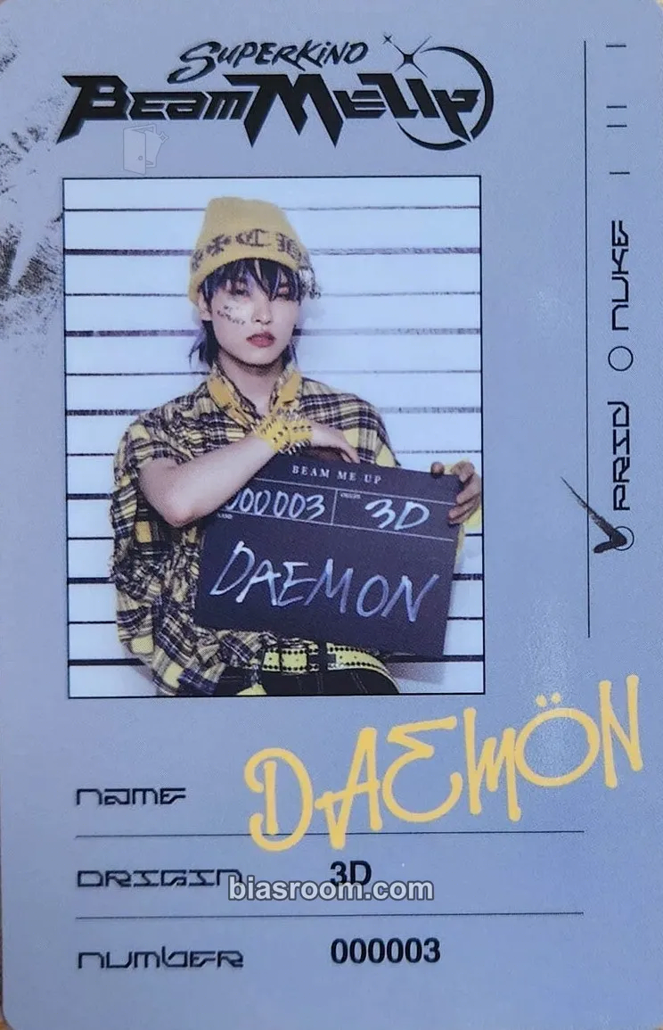 Daemon Profiles of the Future (Λ) : 70% Photocard - Superkind - Superkind K-pop photocard