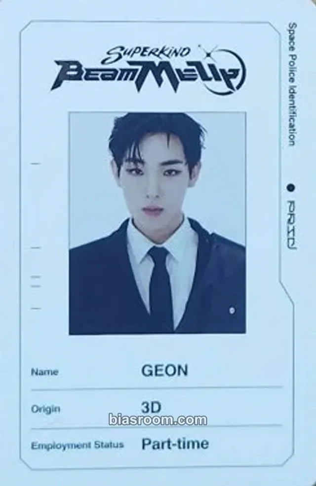 Superkind - Geon - Profiles of the Future (Λ) : 70% Album qr card 3d version album photocard