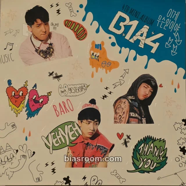 B1A4 - Baro - 이게 무슨 일이야 (What’s Happening?) Album sticker sheet
