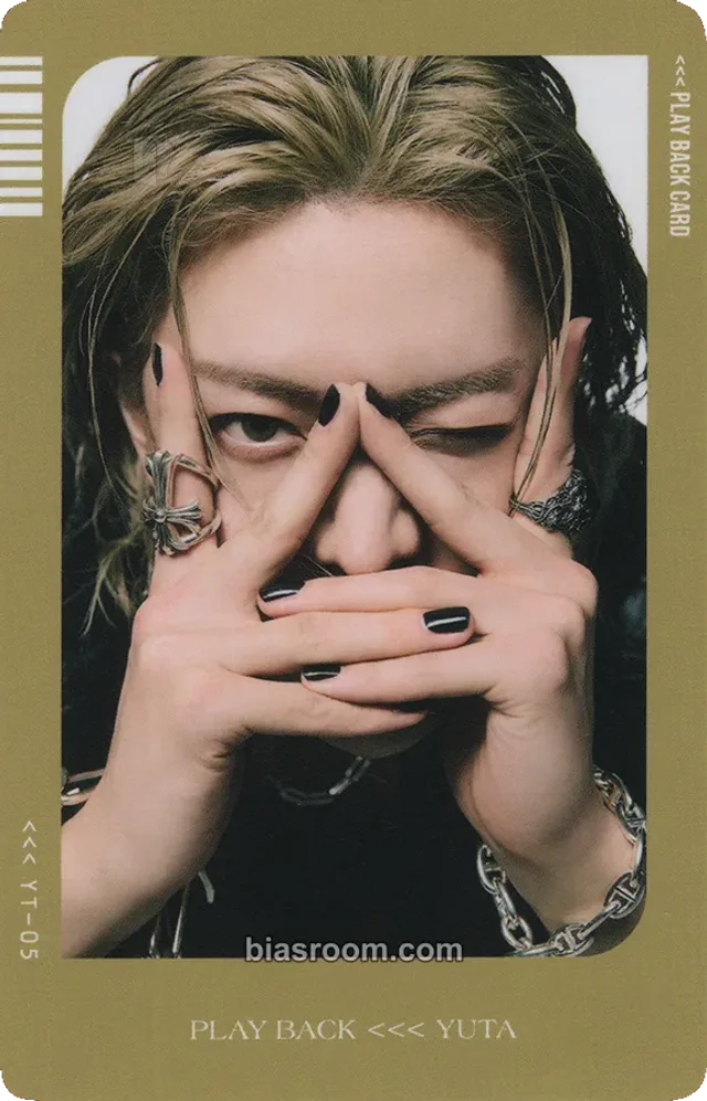 NCT - Yuta - PLAY BACK Album album photocard yt version first press only
