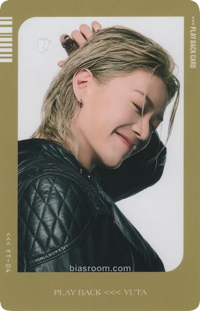 NCT - Yuta - PLAY BACK Album album photocard yt version first press only