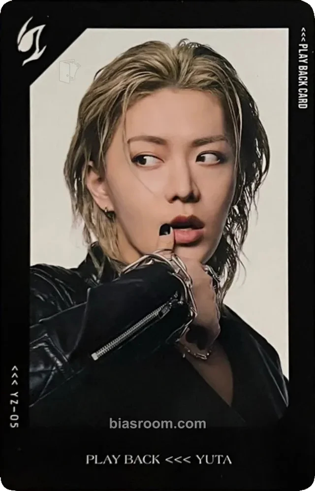 NCT - Yuta - PLAY BACK Album album photocard yz version first press only