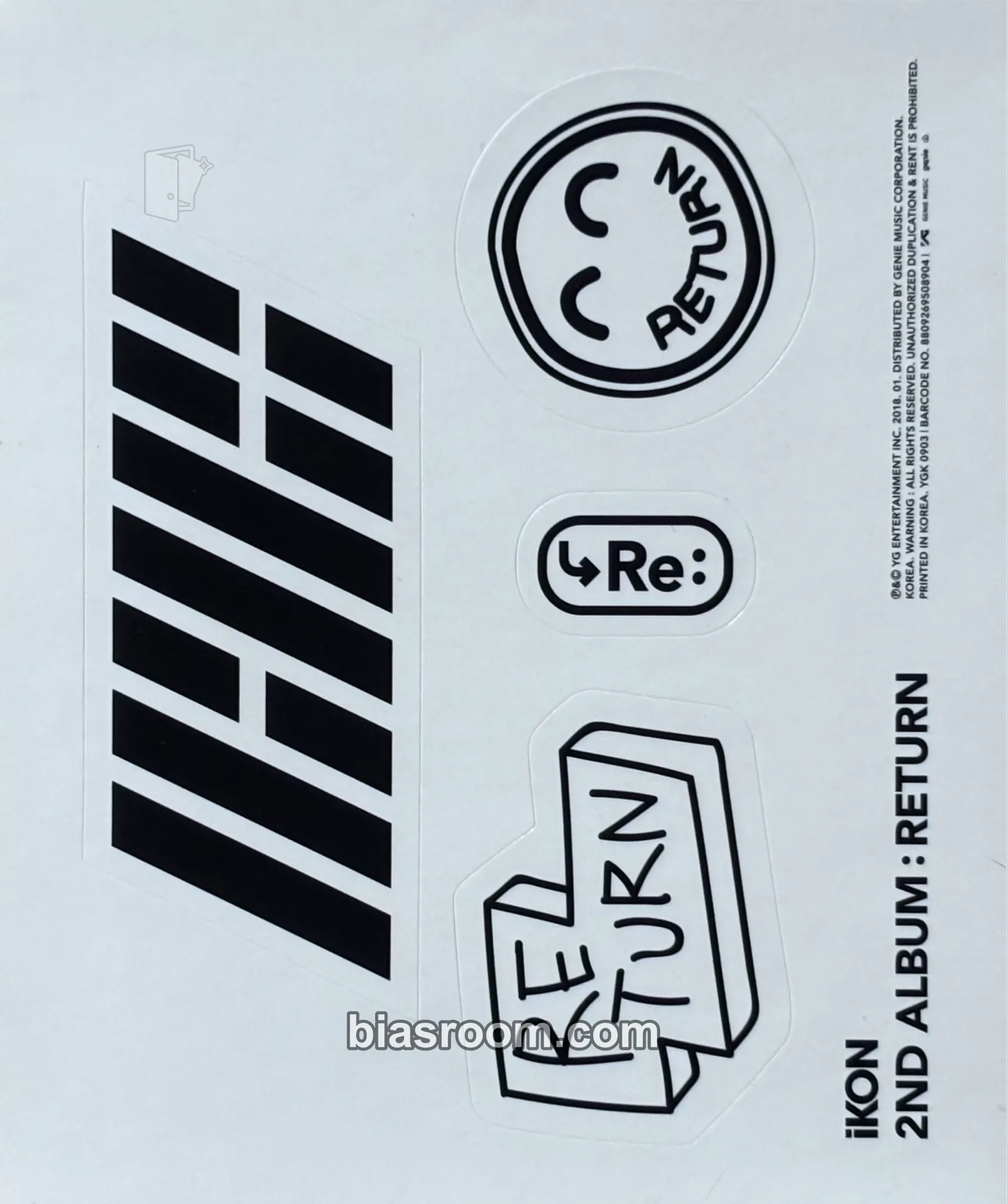 Return Photocard - iKON - iKON K-pop photocard