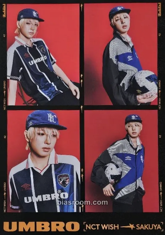 Sakuya UMBRO X NCT WISH Photocard - NCT WISH - NCT WISH K-pop photocard
