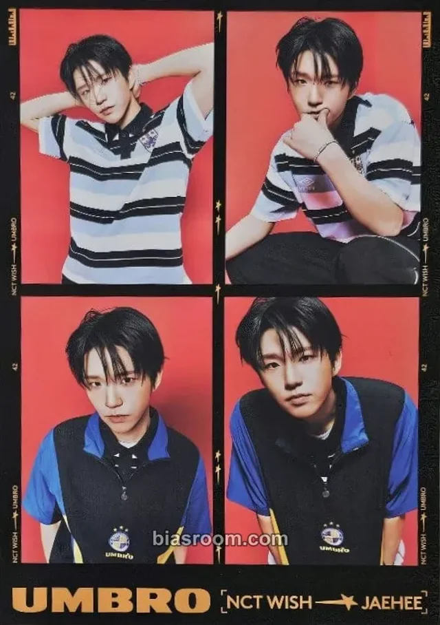 NCT WISH - Jaehee - UMBRO X NCT WISH Other purchase benefit 4 cut photo photo set brand collaboration