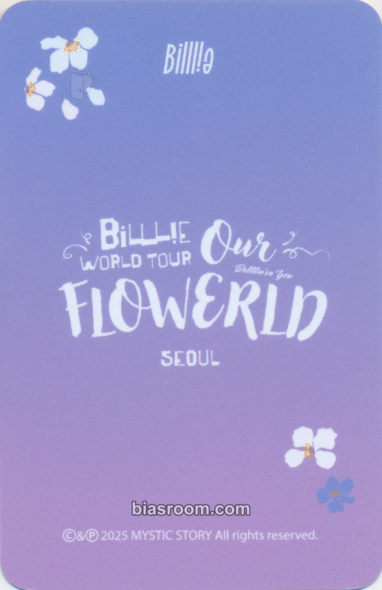 Haruna Our Flowerld (Belllie've You) World Tour Photocard