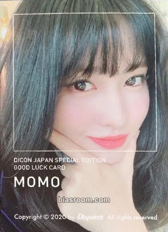 Momo Dicon Vol7 - YOU ONLY LIVE ONCE Photocard - TWICE - TWICE K-pop photocard