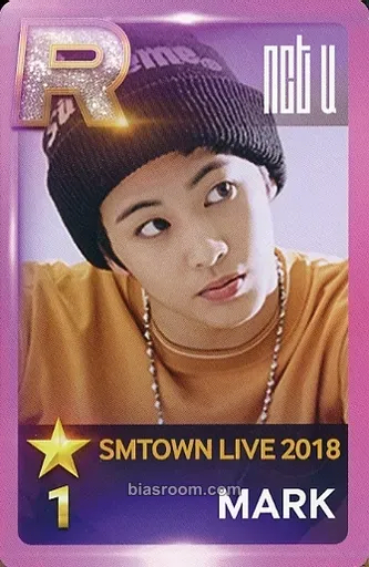 Mark SM Town Live World Tour VI Photocard - NCT - NCT K-pop photocard