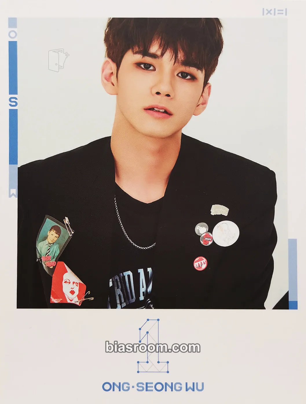 Seongwu 1X1=1 (To Be One) Photocard - Wanna One - Wanna One K-pop photocard