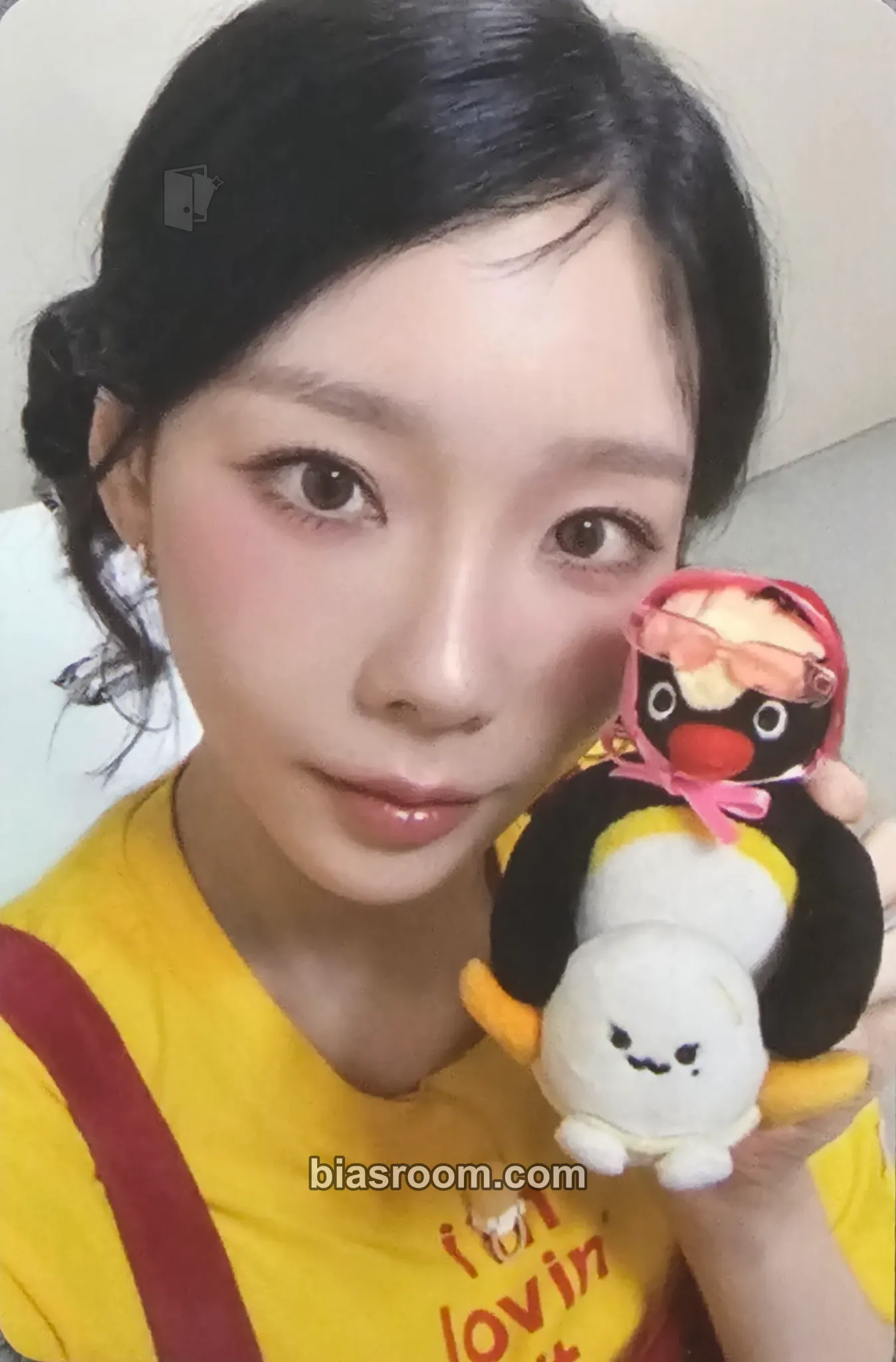 Taeyeon Pingu & Taeng-geu Photocard - Taeyeon K-pop photocard