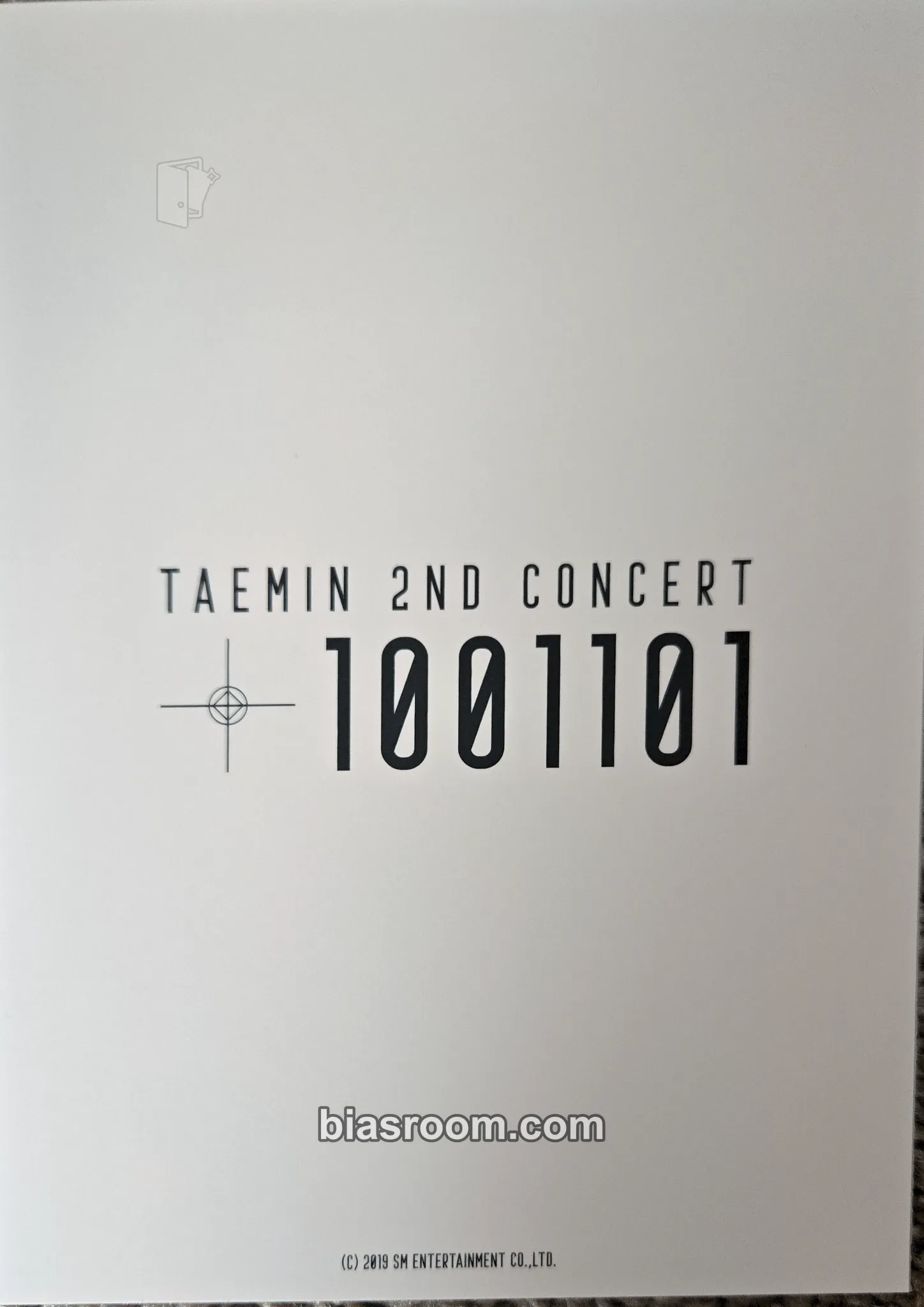 Taemin T1001101 - 2nd Concert Photocard | Bias Room