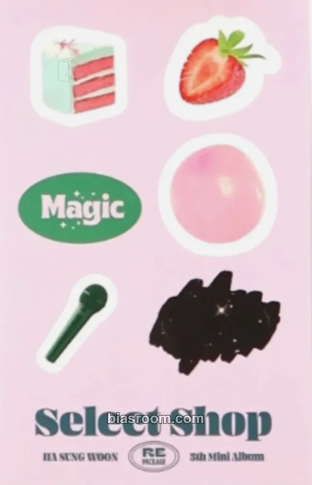 Ha Sung Woon - Ha Sung Woon - Select Shop Album album inclusion sweet version sticker sheet