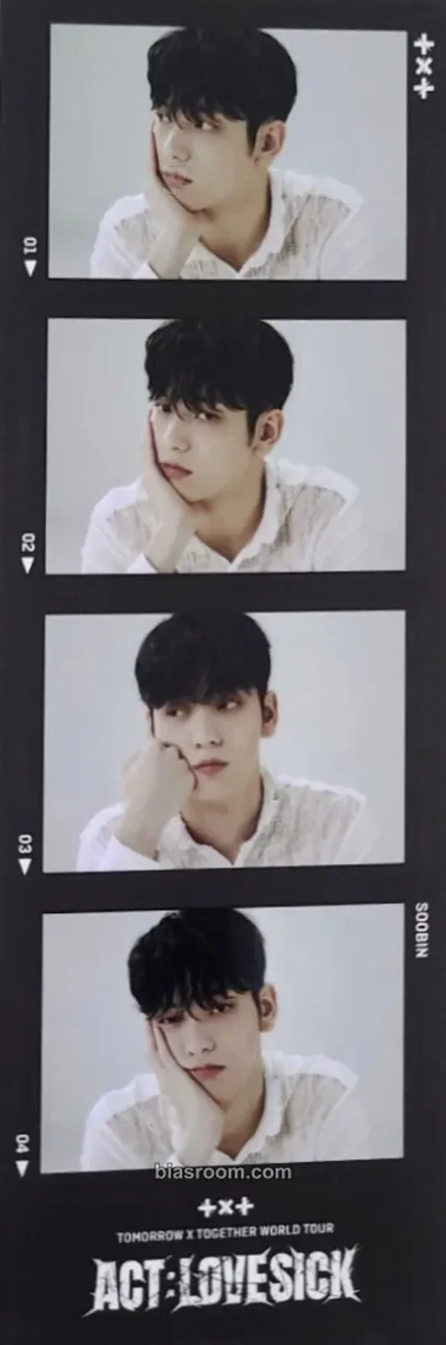 TOMORROW X TOGETHER - Soobin - ACT:LOVE SICK Event 4 cut photo merch photocard