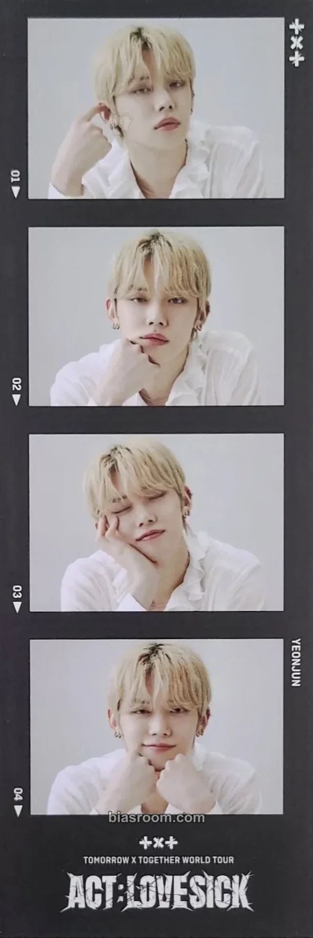 TOMORROW X TOGETHER - Yeonjun - ACT:LOVE SICK Event 4 cut photo merch photocard