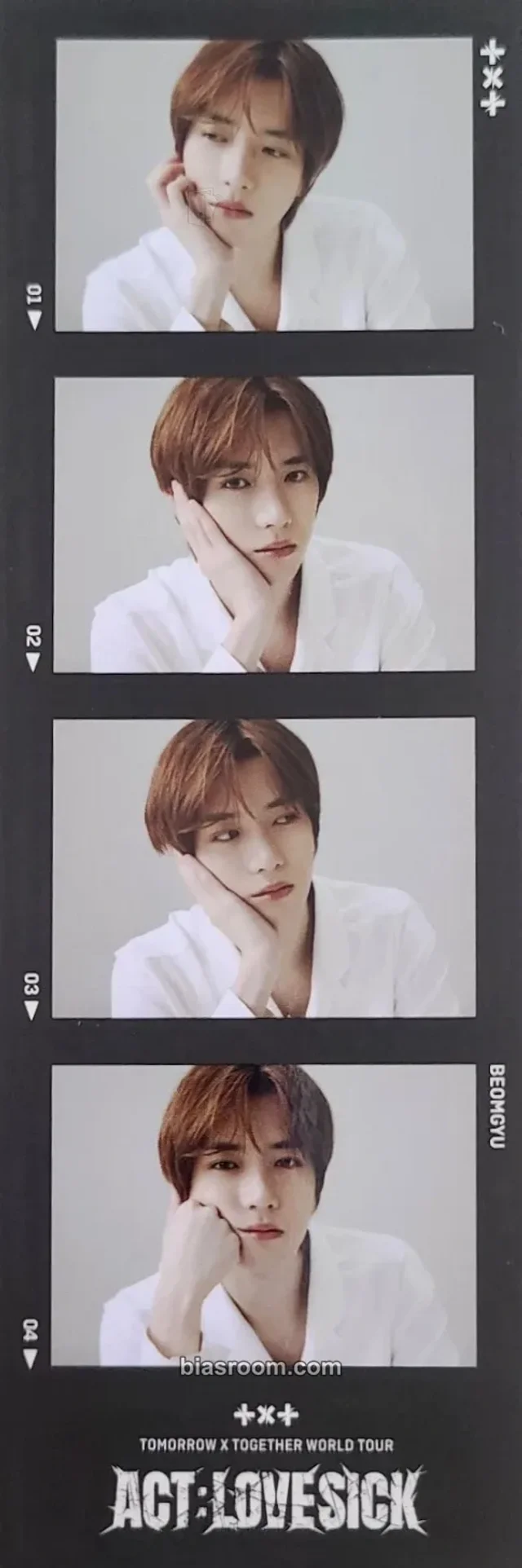 TOMORROW X TOGETHER - Beomgyu - ACT:LOVE SICK Event 4 cut photo merch photocard