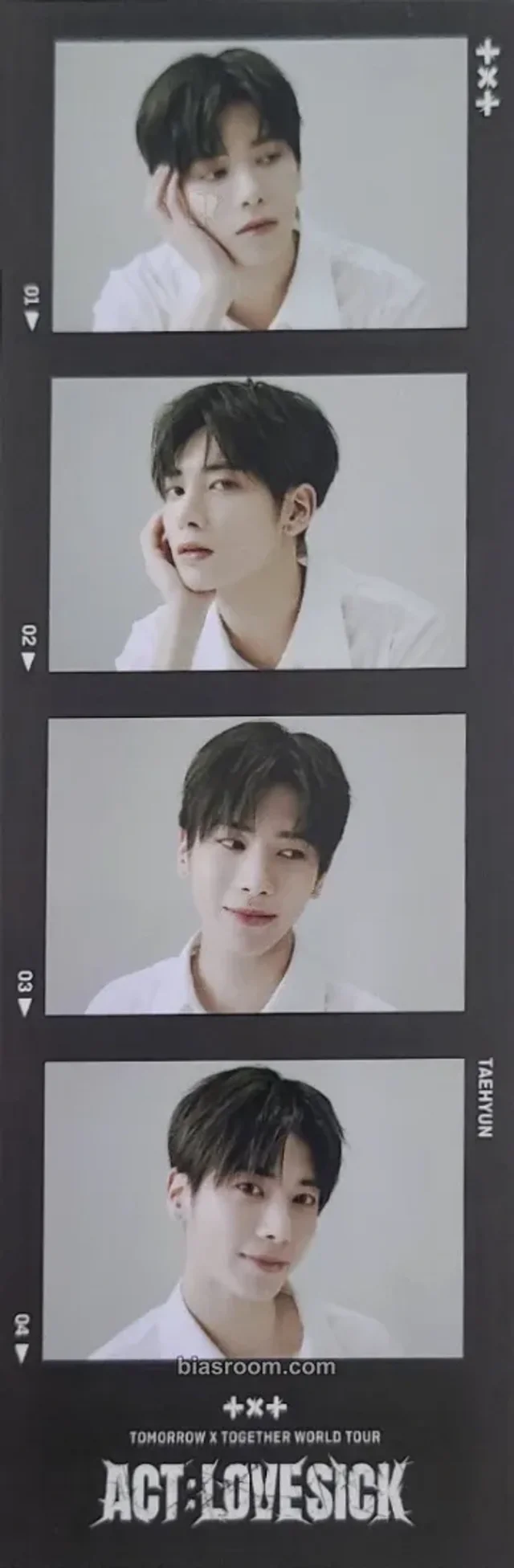TOMORROW X TOGETHER - Taehyun - ACT:LOVE SICK Event 4 cut photo merch photocard