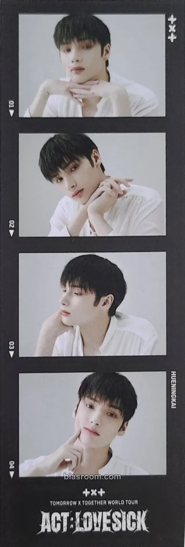 TOMORROW X TOGETHER - Huening Kai - ACT:LOVE SICK Event 4 cut photo merch photocard