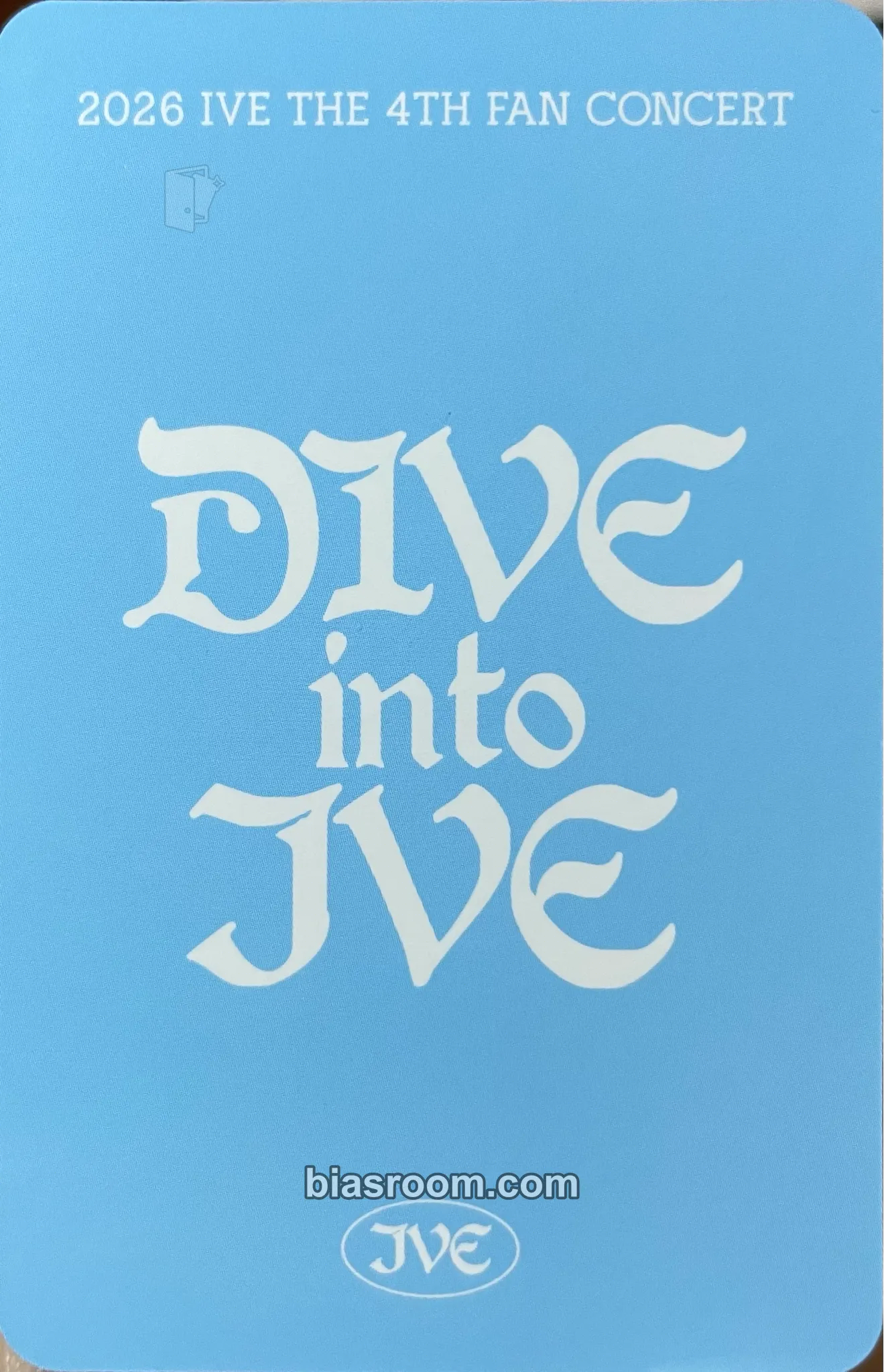 Yujin 2026 IVE THE 4TH FAN CONCERT〈DIVE into IVE〉 Photocard