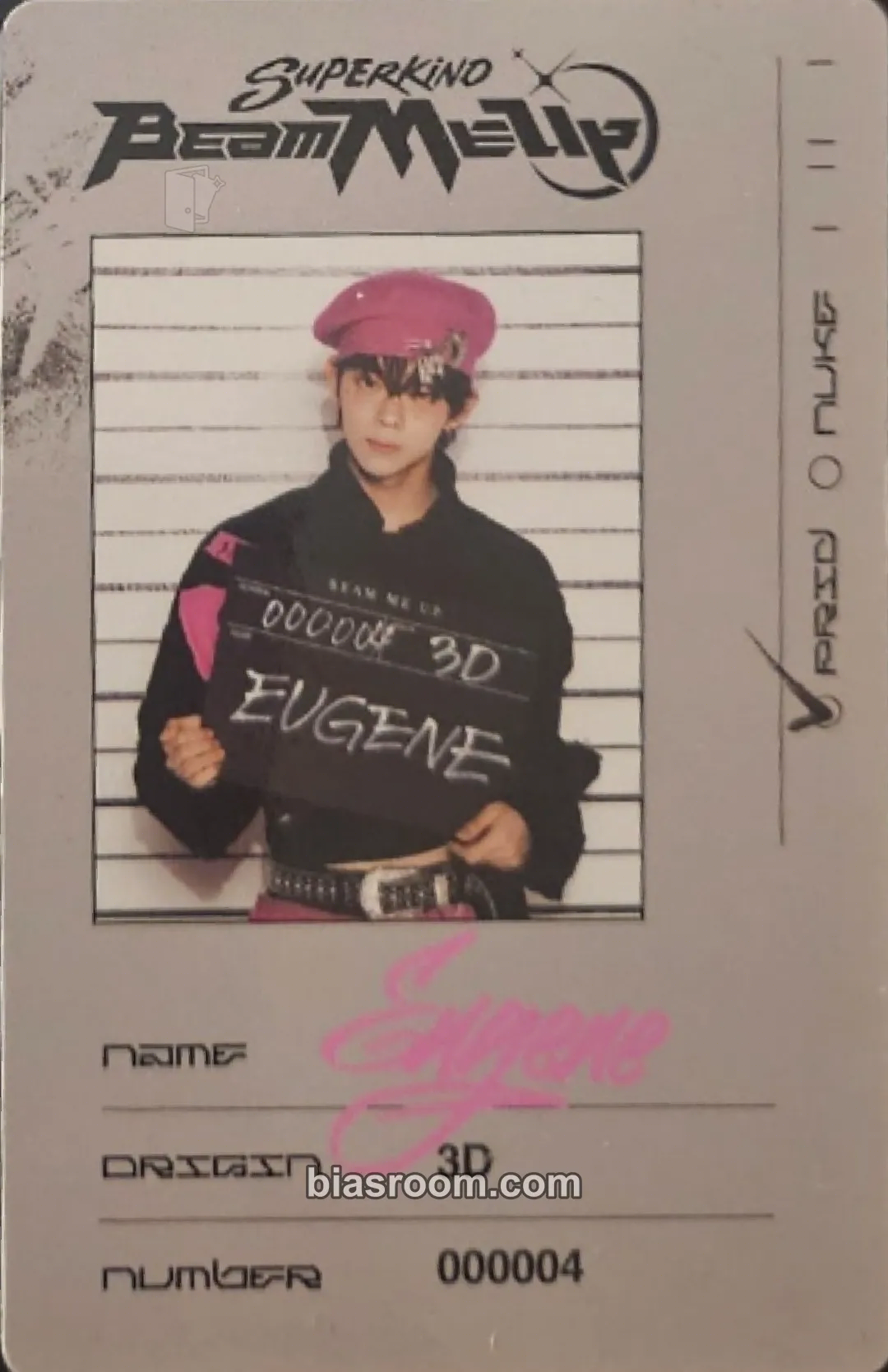 Eugene Profiles of the Future (Λ) : 70% Photocard - Superkind - Superkind K-pop photocard