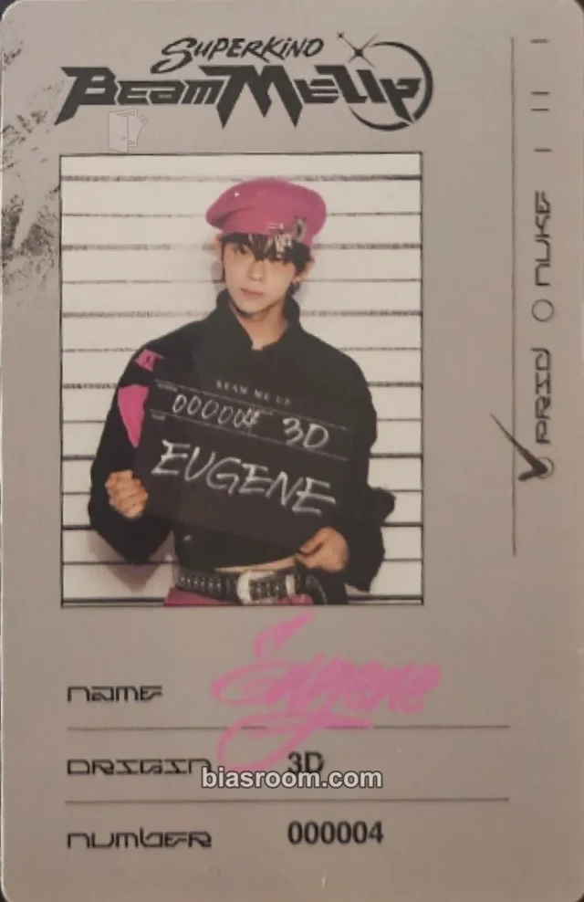 Superkind - Eugene - Profiles of the Future (Λ) : 70% Album qr card id card album photocard 2d version