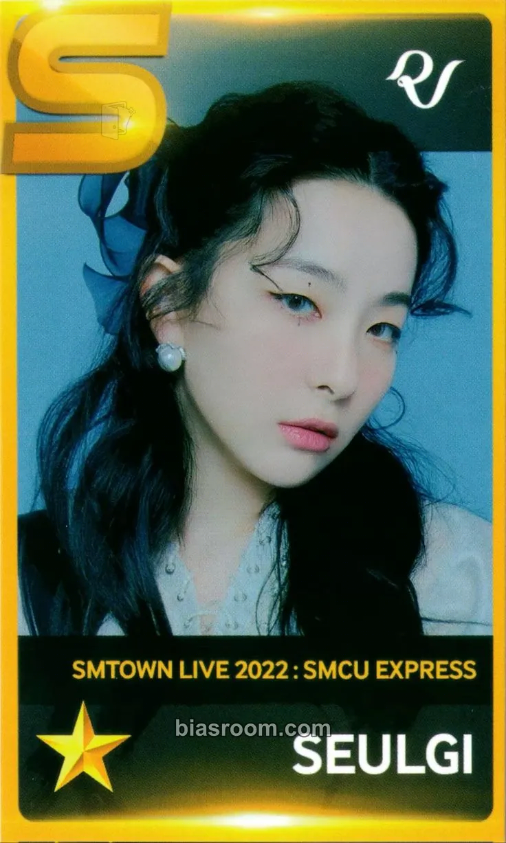 Seulgi SMTown Live 2022: SMCU Express Photocard - Red Velvet - Red Velvet K-pop photocard