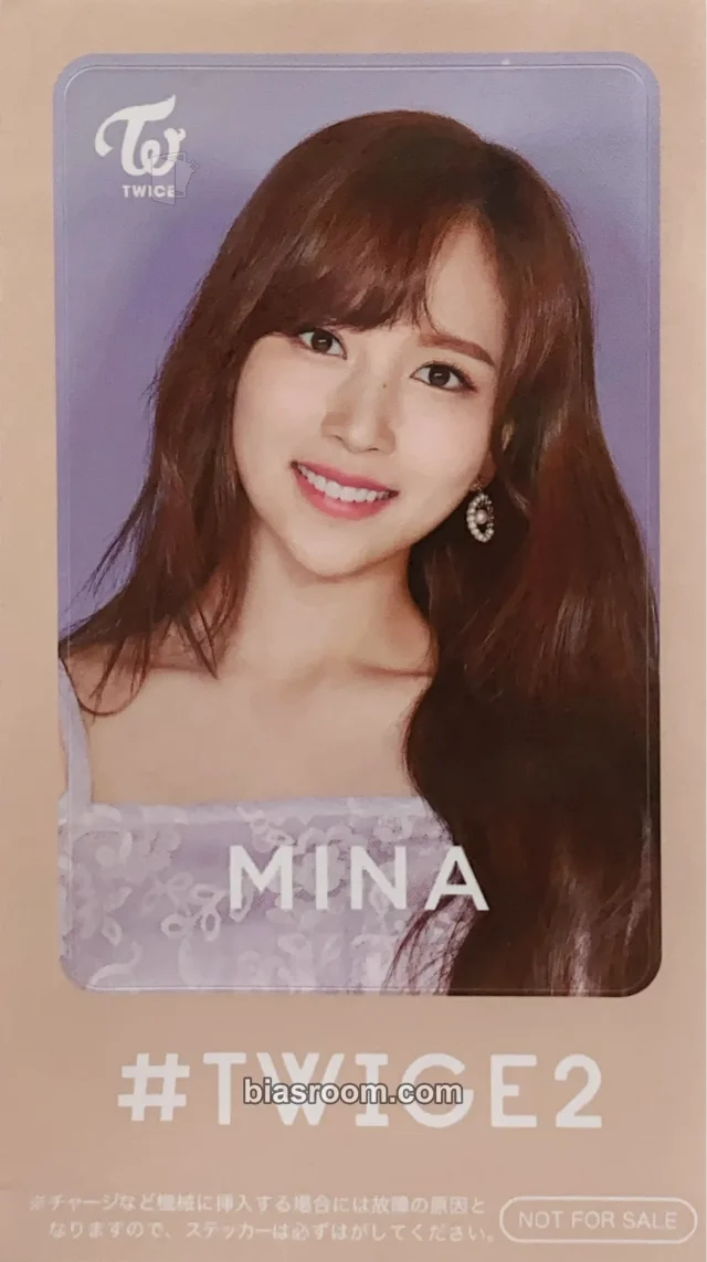 TWICE - Mina - #TWICE2 Album purchase benefit ic card sticker japan