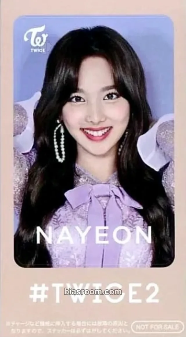 TWICE - Nayeon - #TWICE2 Album purchase benefit ic card sticker japan