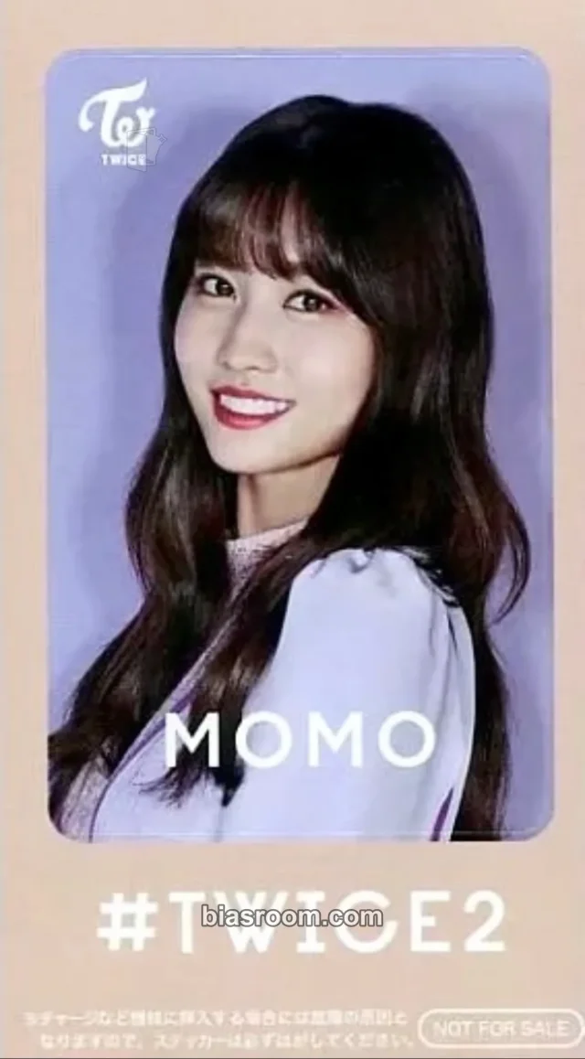 TWICE - Momo - #TWICE2 Album purchase benefit ic card sticker japan