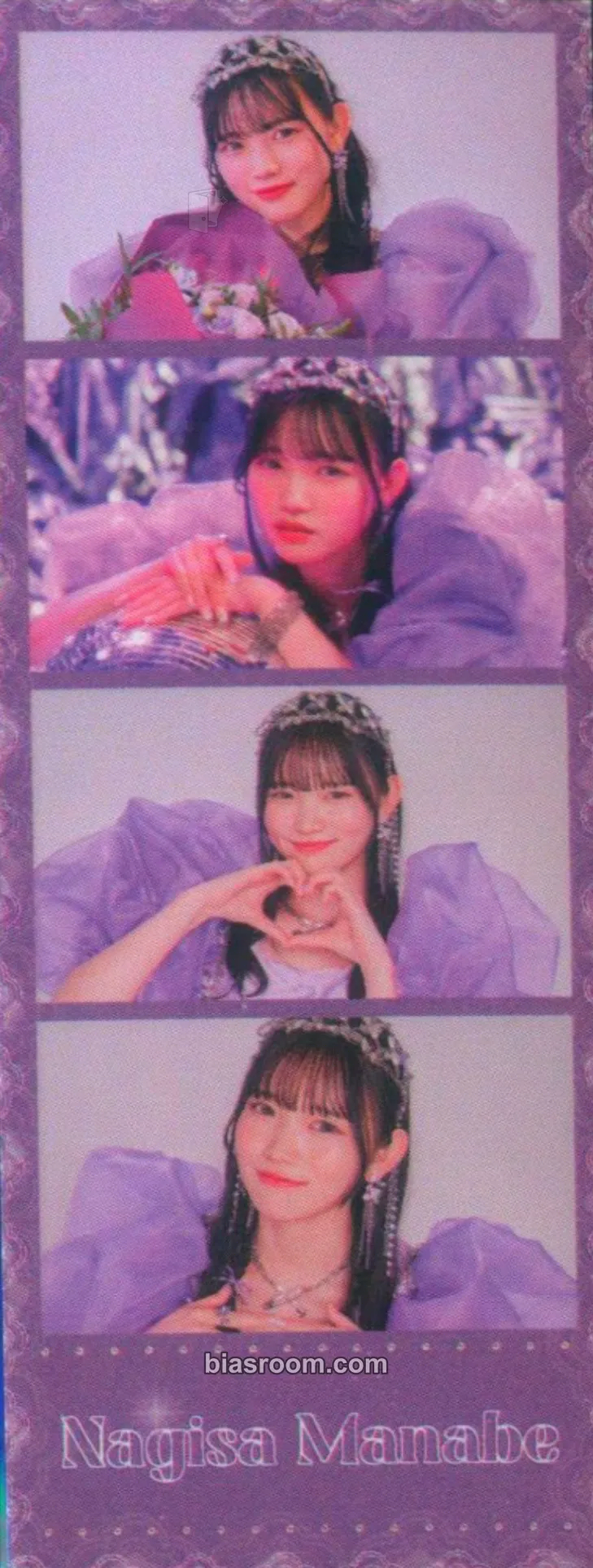 Nagisa Manabe Raffle lottery - First Single Edition - Photocard - Cutie Street - Cutie Street K-pop photocard