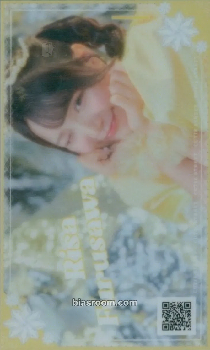 Risa Furusawa Raffle lottery - First Single Edition - Photocard - Cutie Street - Cutie Street K-pop photocard