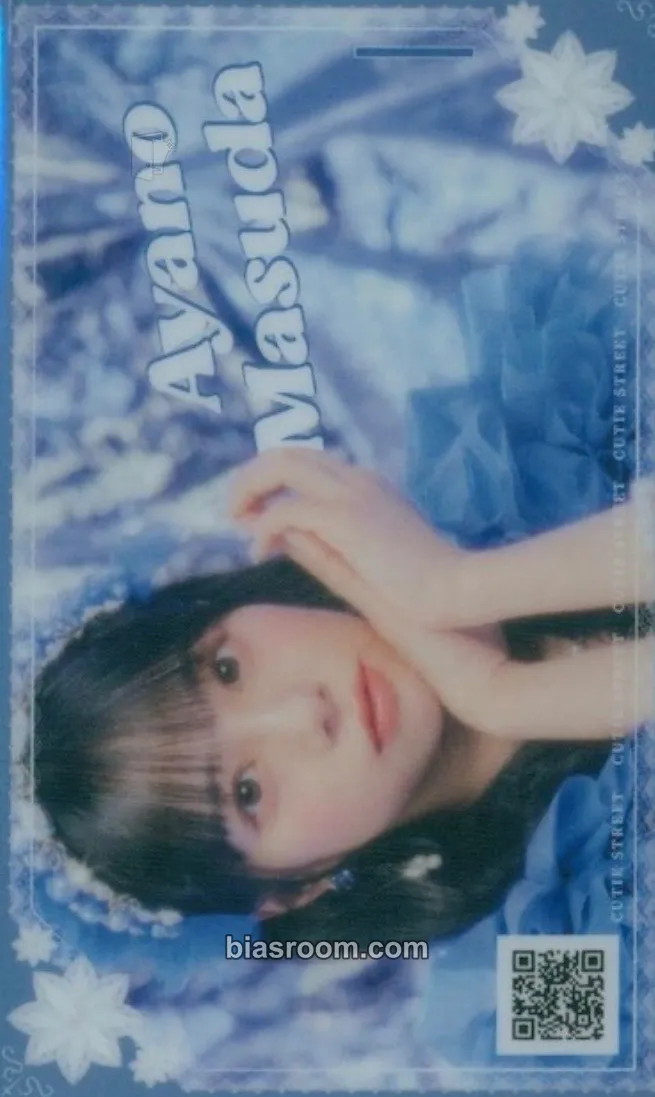 Ayano Masuda Raffle lottery - First Single Edition - Photocard - Cutie Street - Cutie Street K-pop photocard