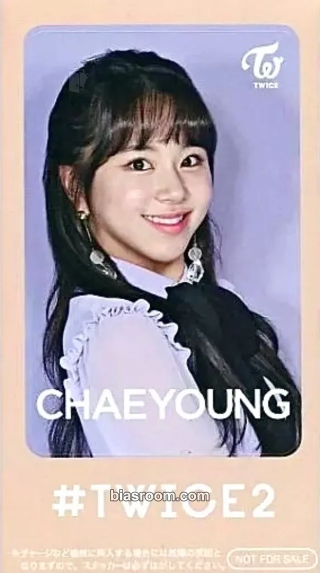 TWICE - Chaeyoung - #TWICE2 Album ic card sticker purchase benefit japan