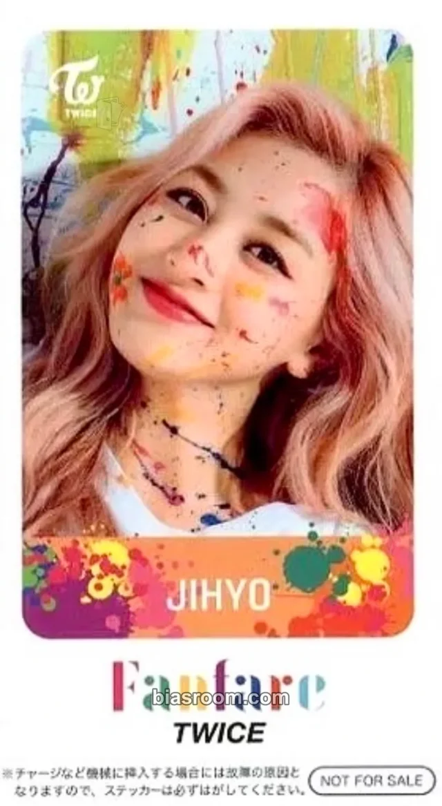 Jihyo TWICE Fanfare K-pop photocard