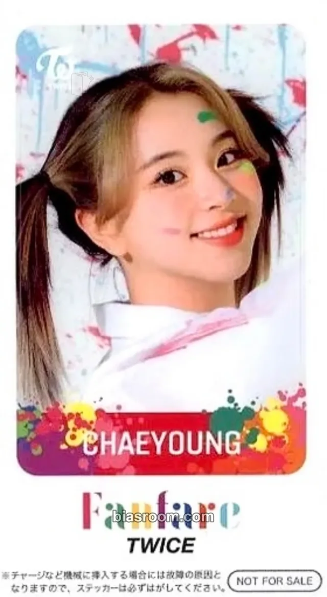 Chaeyoung TWICE Fanfare K-pop photocard
