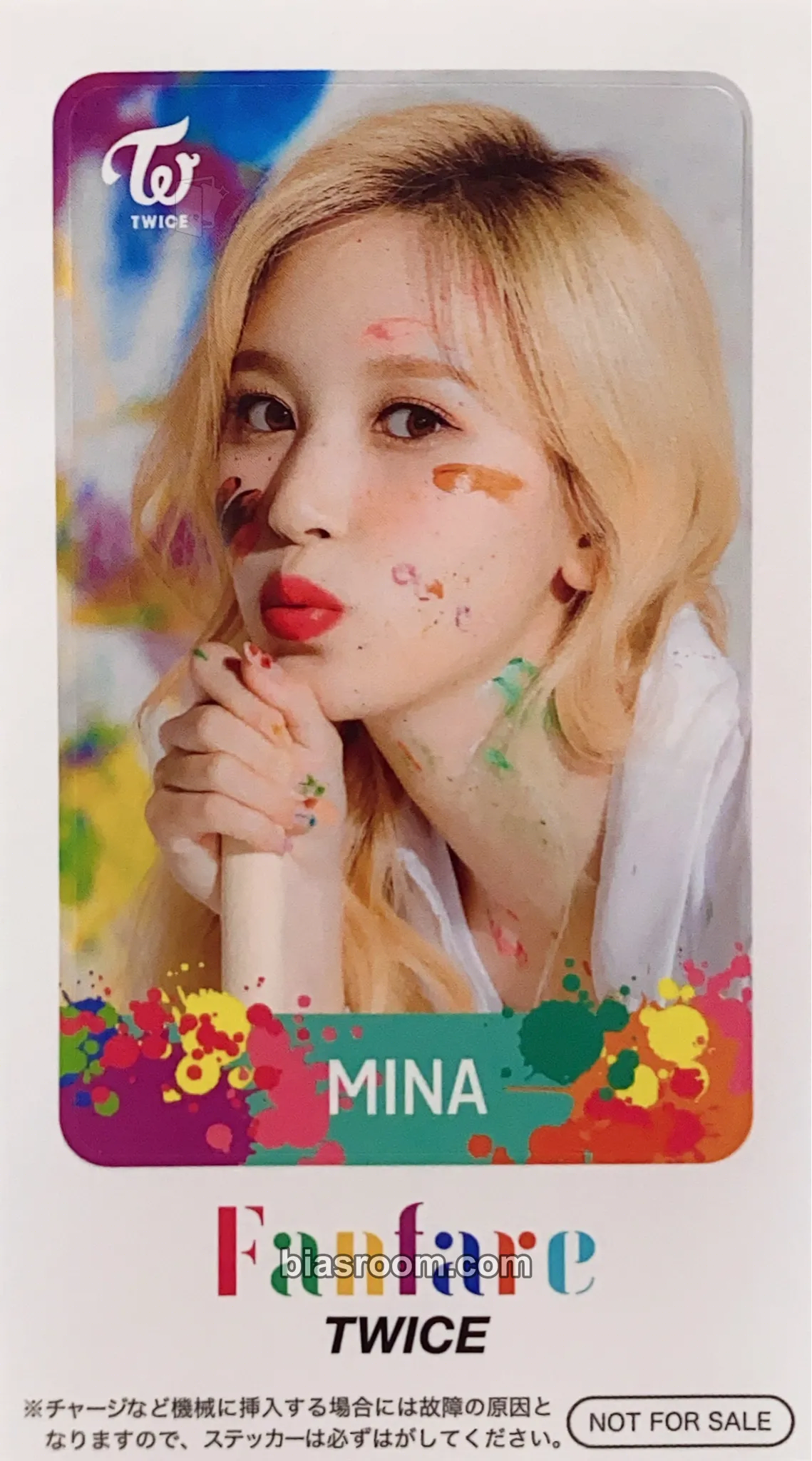 Mina Fanfare Photocard - TWICE - TWICE K-pop photocard