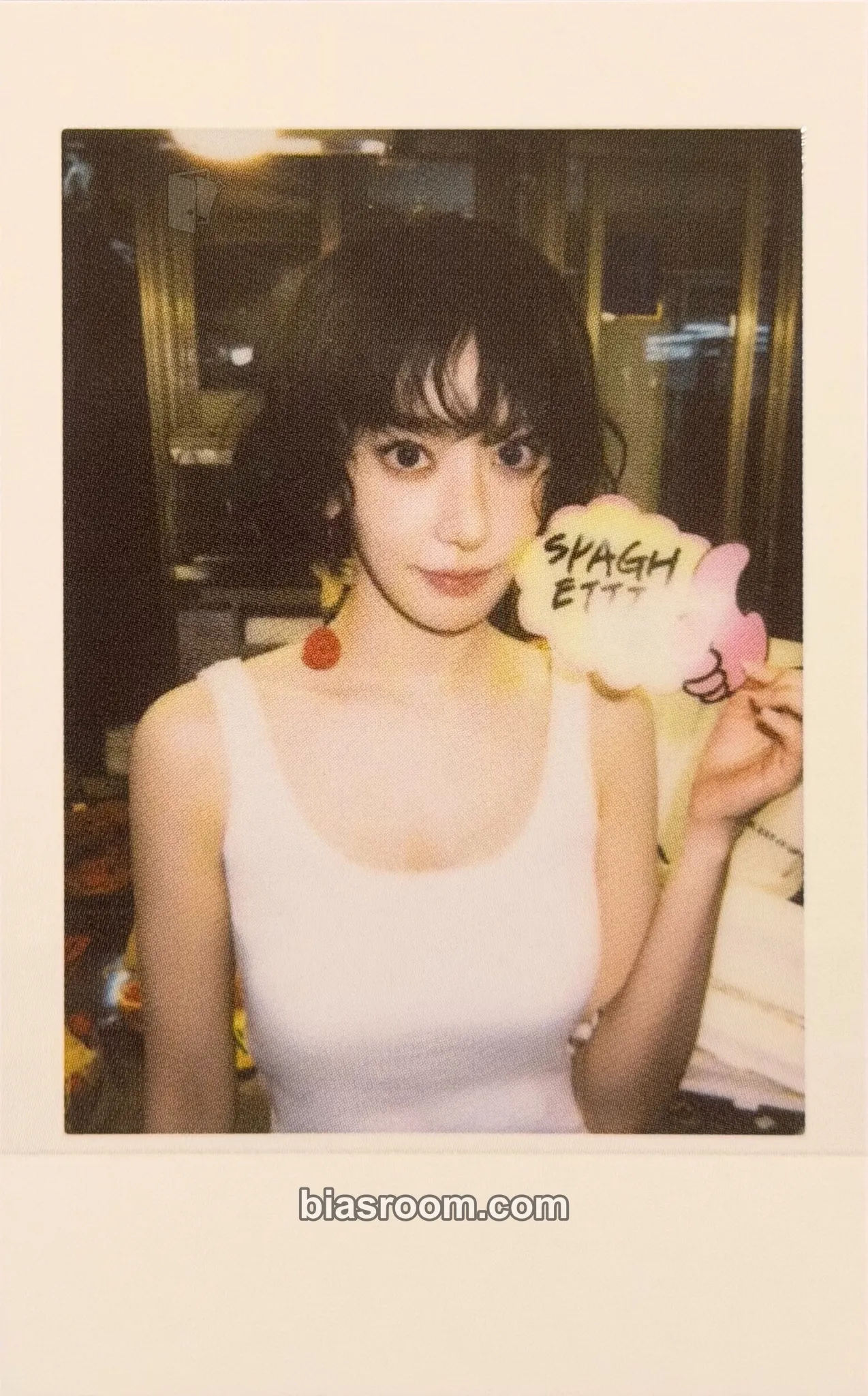 Sakura SPAGHETTI Photocard - LE SSERAFIM - LE SSERAFIM K-pop photocard