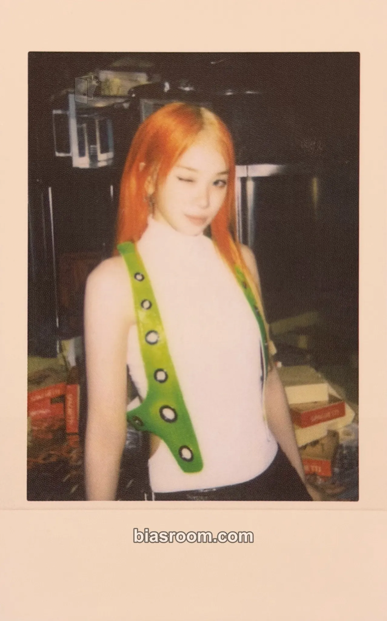 Kim Chaewon SPAGHETTI Photocard - LE SSERAFIM - LE SSERAFIM K-pop photocard