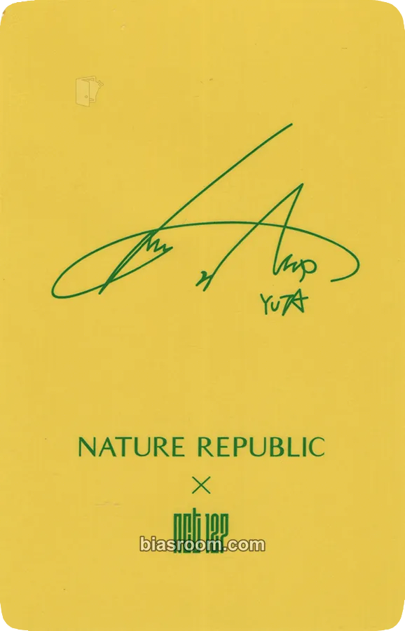 Yuta NATURE REPUBLIC x NCT 127 Photocard - NCT 127 | Bias Room