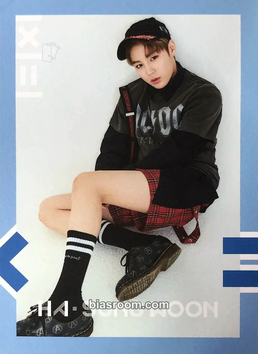 Ha Sung Woon 1X1=1 (To Be One) Photocard - Wanna One - Wanna One K-pop photocard