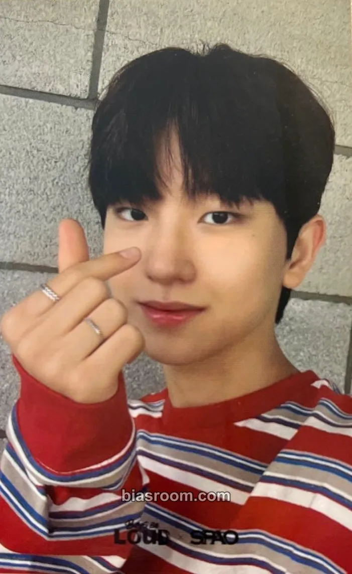 Sungjun LOUD x SPAO Photocard - TNX - TNX K-pop photocard