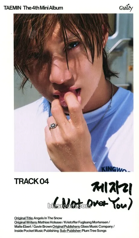 Taemin Guilty - The 4th Mini Album Photocard - Taemin K-pop photocard