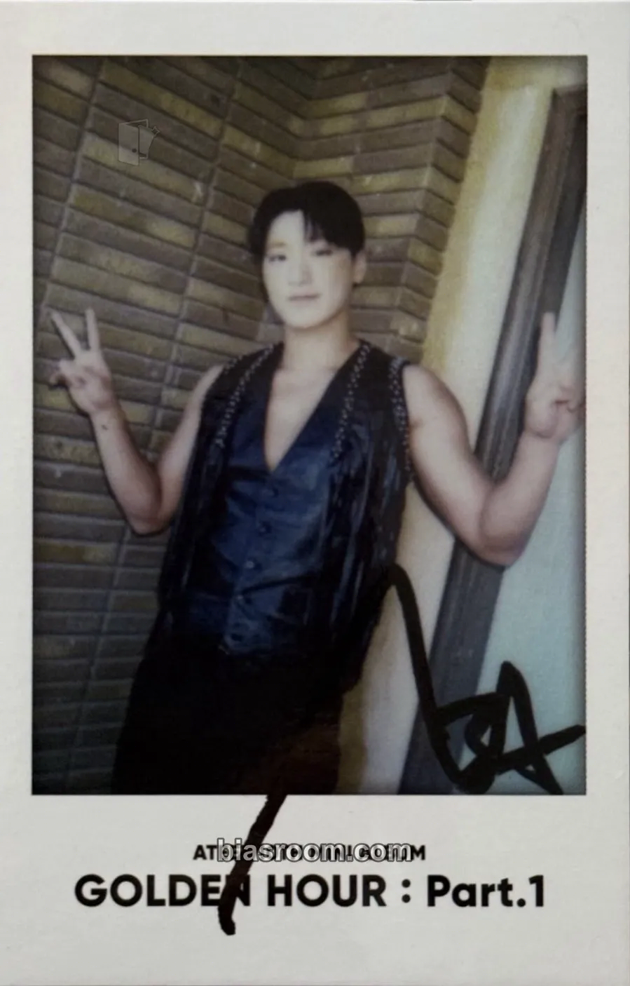 San POP-UP: GOLDEN HOUR : Part 1 (Soundwave) Photocard - ATEEZ - ATEEZ K-pop photocard