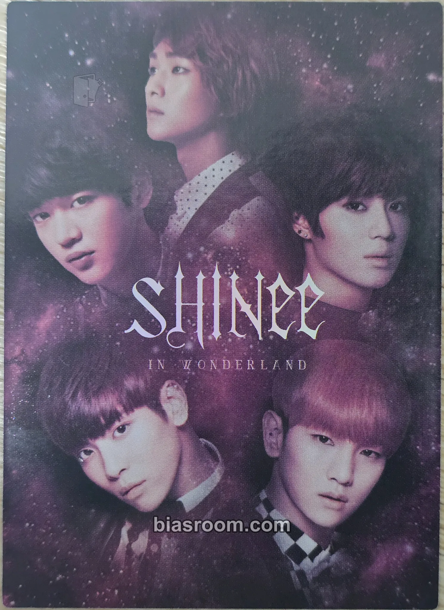 SHINee in Wonderland Photocard - SHINee - SHINee K-pop photocard