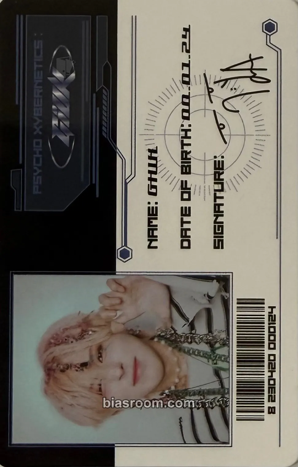 Giuk Psycho Xybernetics: Turn Over Photocard - ONEWE - ONEWE K-pop photocard