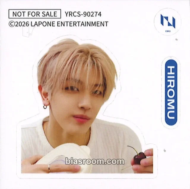 INI - Hiromu Takatsuka - PULSE Album kyomei version sticker album inclusion