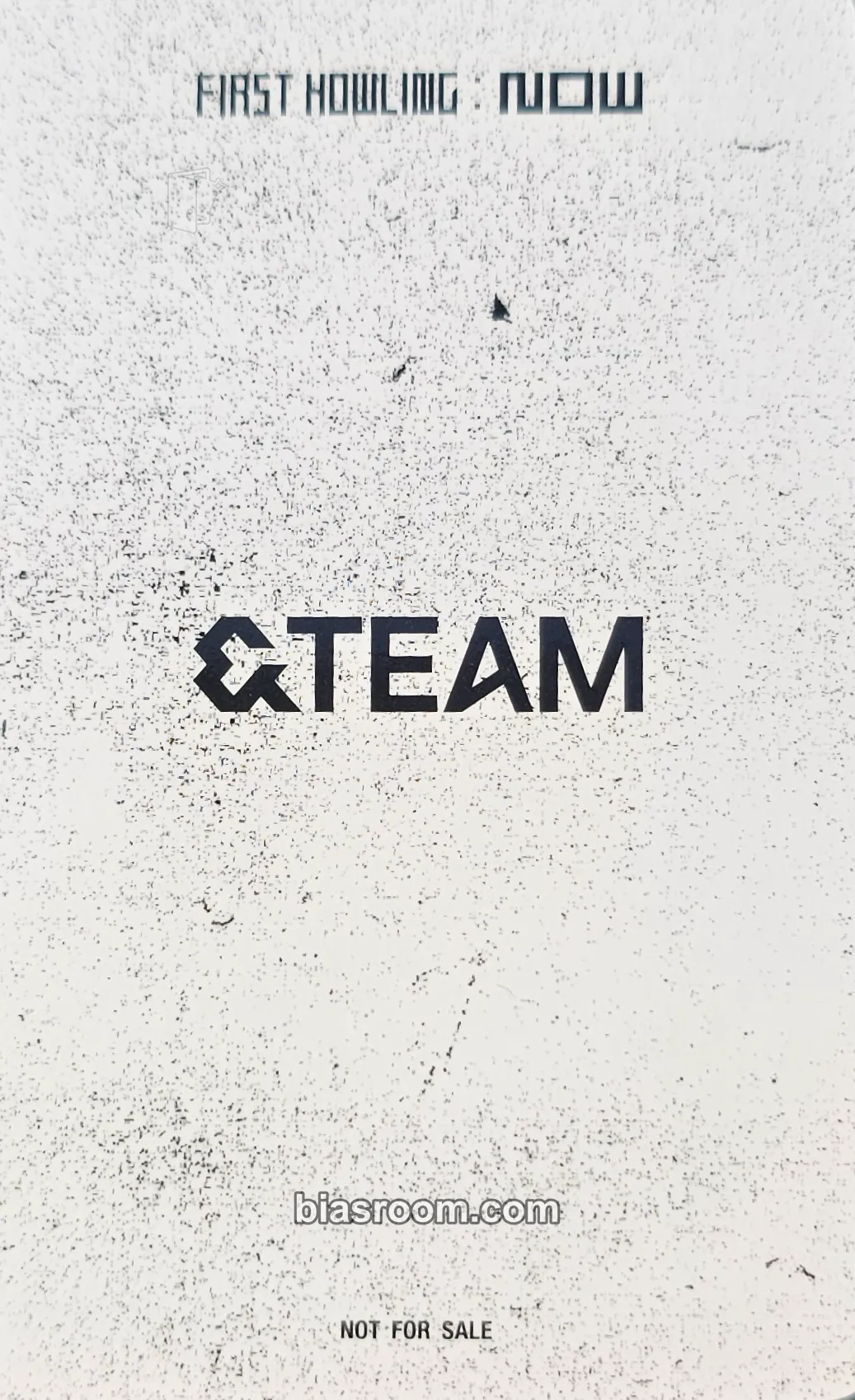 Fuma First Howling : NOW Photocard - &TEAM | Bias Room