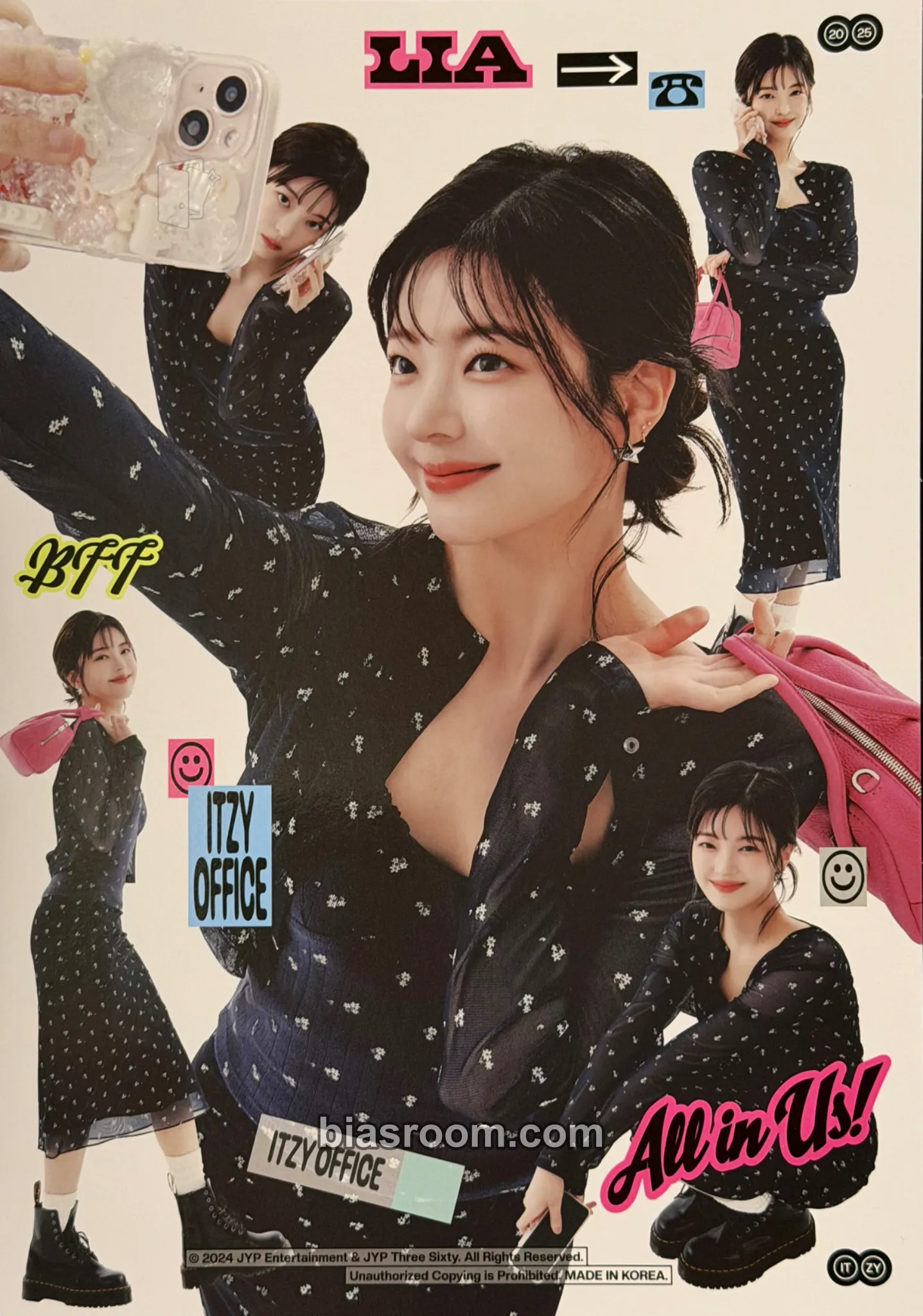Lia 2025: Best Friends Forever Season's Greetings Photocard - ITZY - ITZY K-pop photocard
